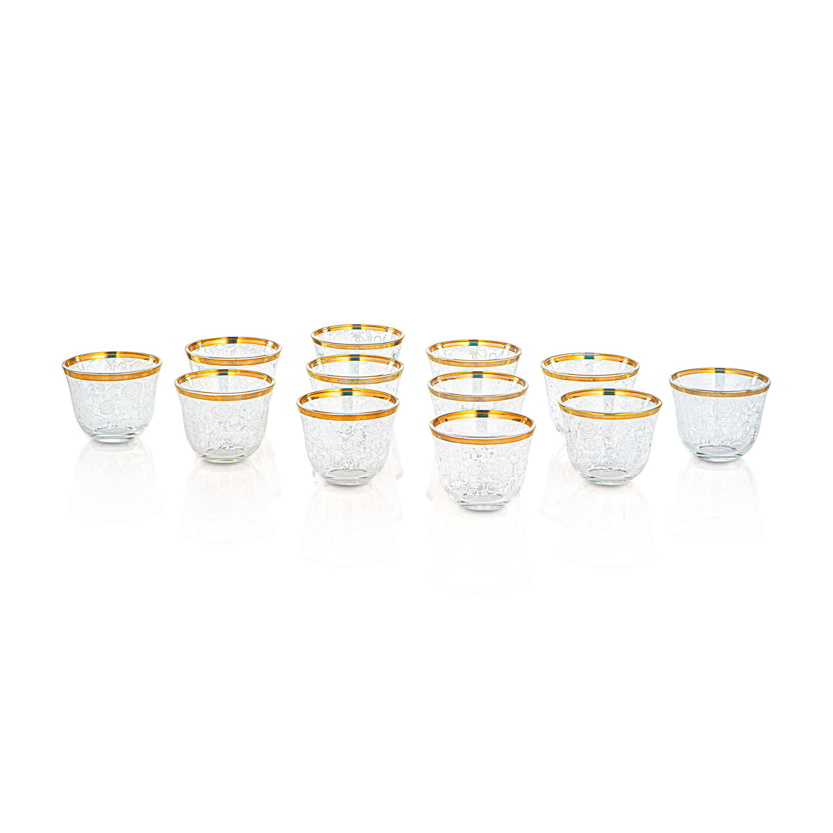 Almarjan 50 ML Glass Cawa Cup - 1013B-WRT