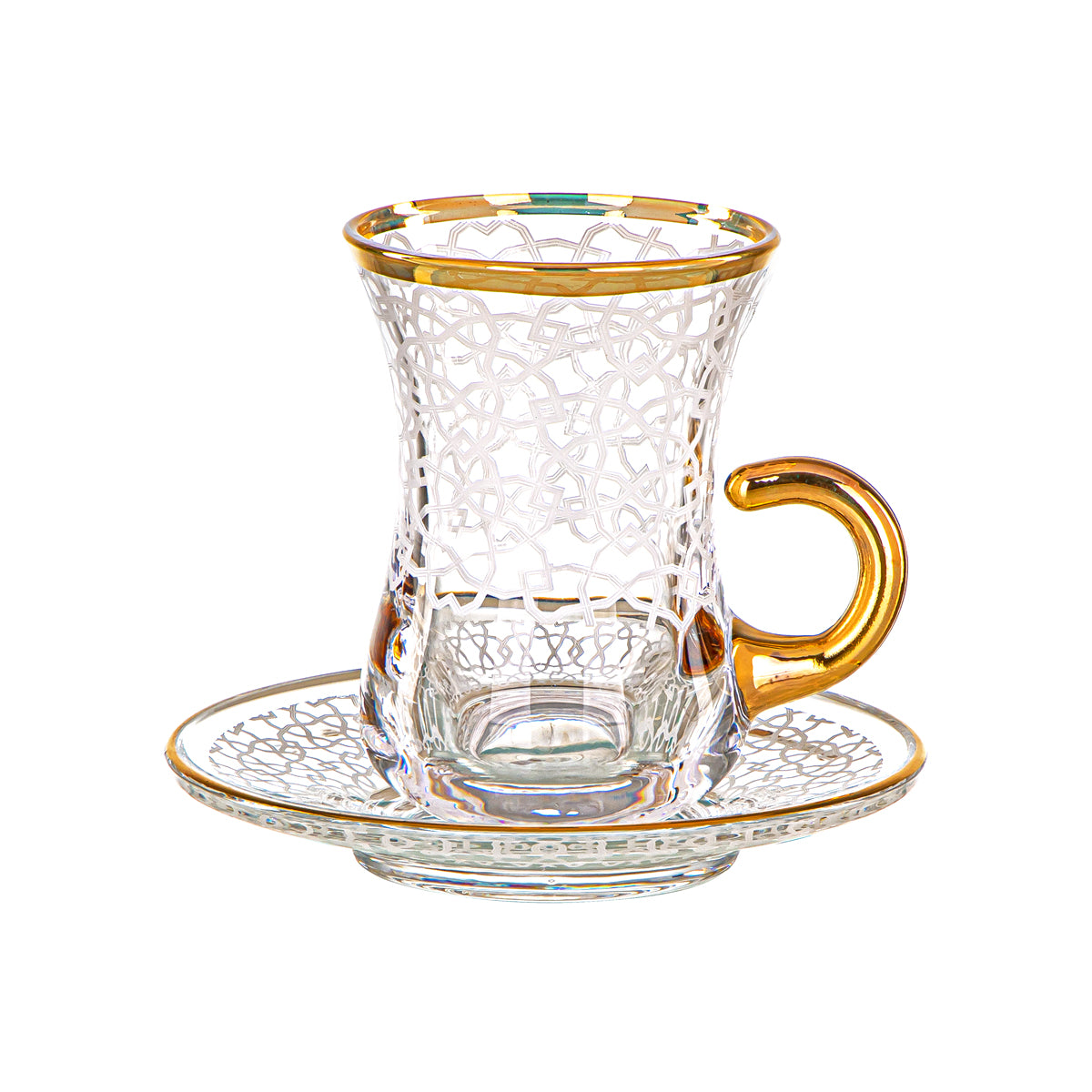 Almarjan 120 ML Glass Tea Cup - 1024BJ-0001P-HEX