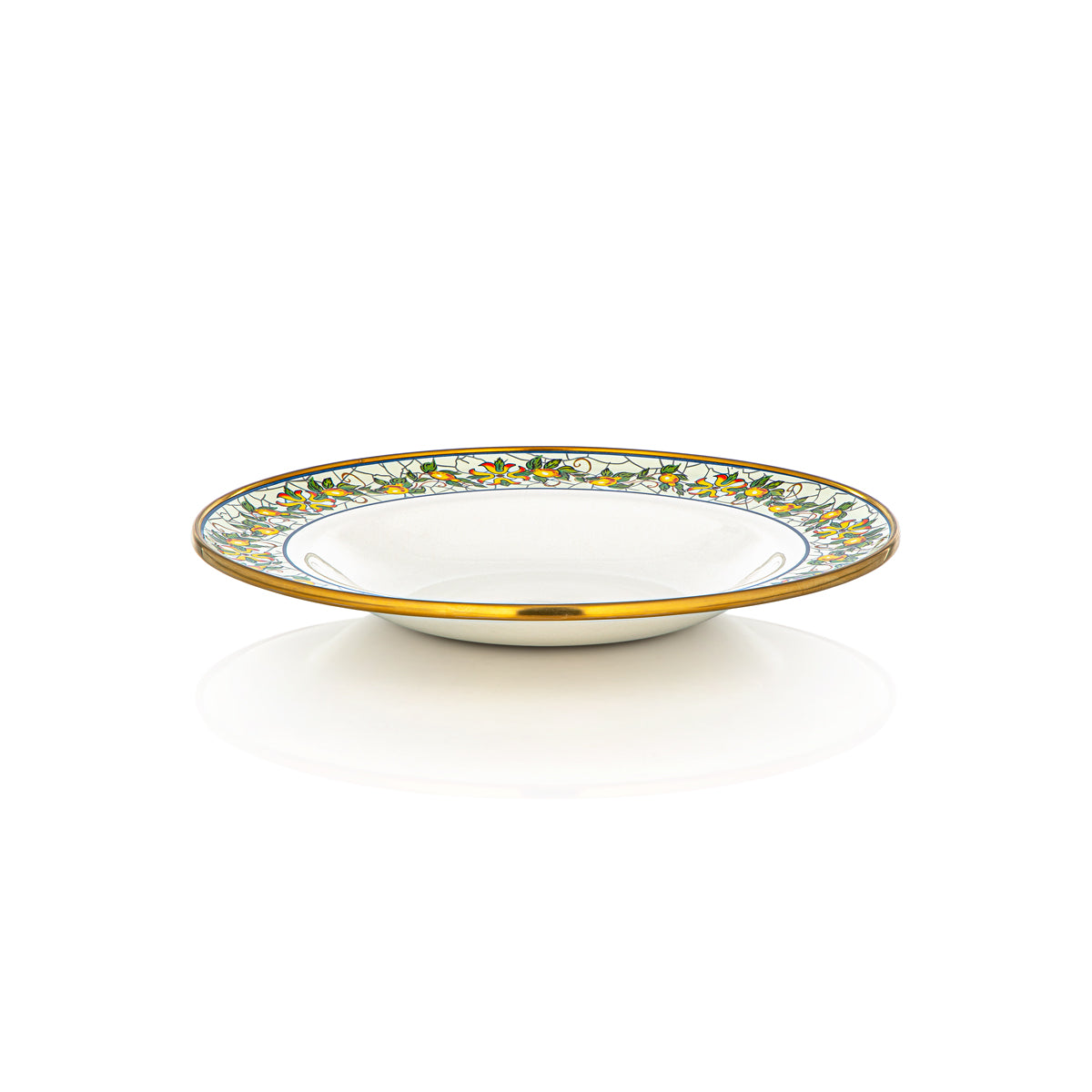 Almarjan 22 CM Tohfa Collection Enamel Deep Plate - 287421135