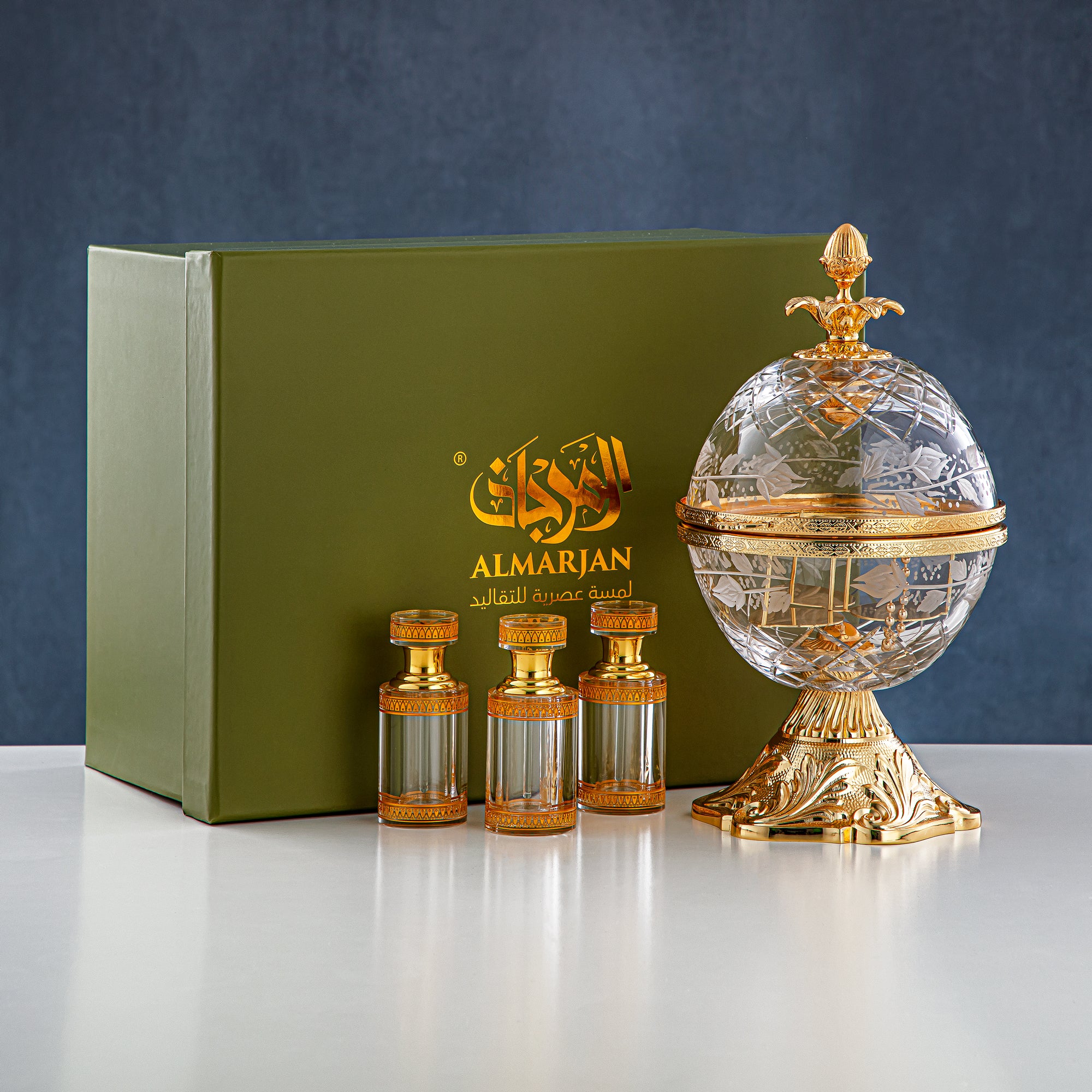 مجموعة عطور المرجان الزجاجية CC20230906