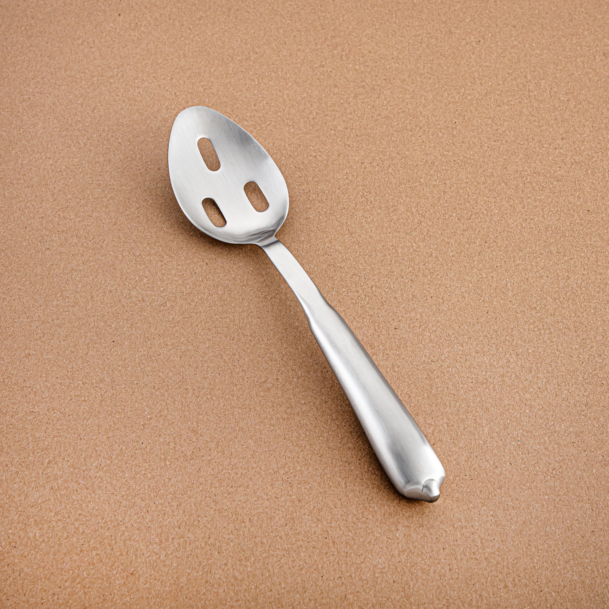 Almarjan Stainless Steel Slotted Spoon – Matt Finish, Silver CUT1620064