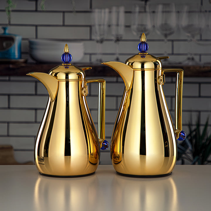 Almarjan 2 Pieces Vacuum Flask Set Gold - FG803-070/100 NV/G