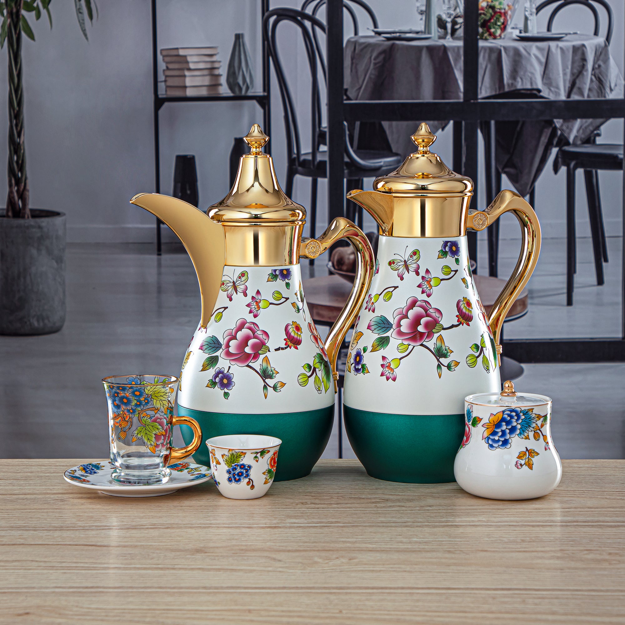 Almarjan 23 Pieces Fonon Collection Tea & Coffee Set - 2070