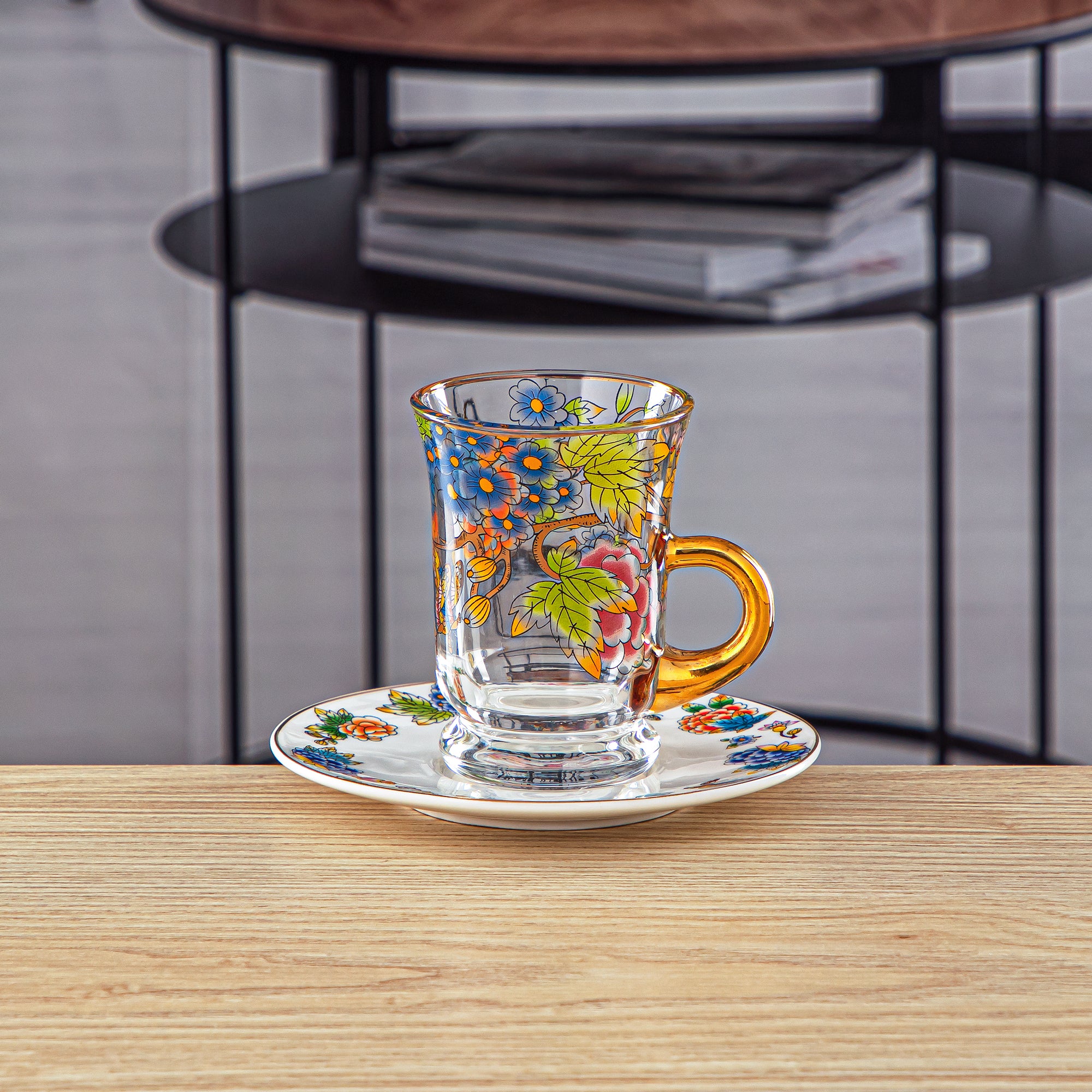 Almarjan 6 Pieces Fonon Collection Tea Cup Set - 2070