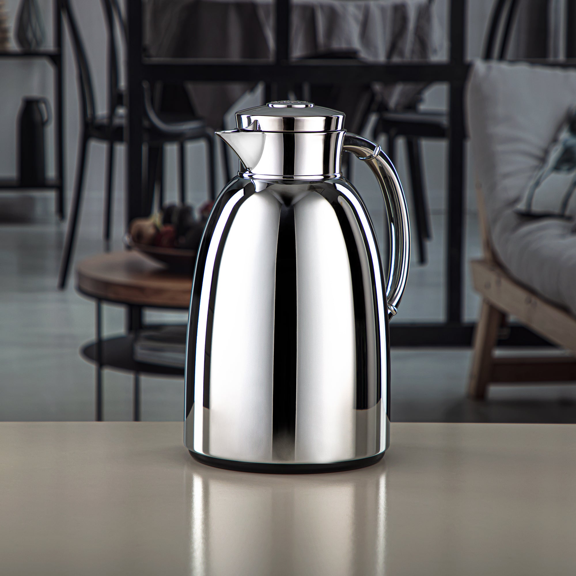 Almarjan 1.6 Liter Vacuum Flask Silver - QVC-1600C