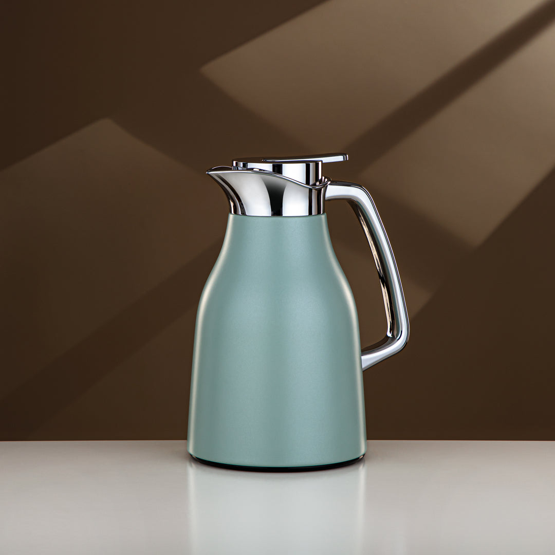 Almarjan 0.7 Liter Vacuum Flask Matt Green & Silver - RGC-0700Q405YZC