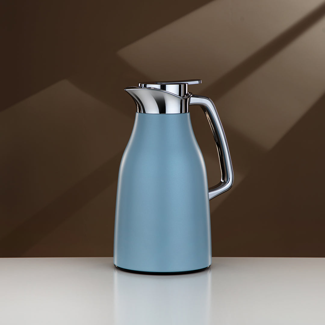 Almarjan 1 Liter Vacuum Flask Matt Blue & Silver - RGC-1000Q406YZC