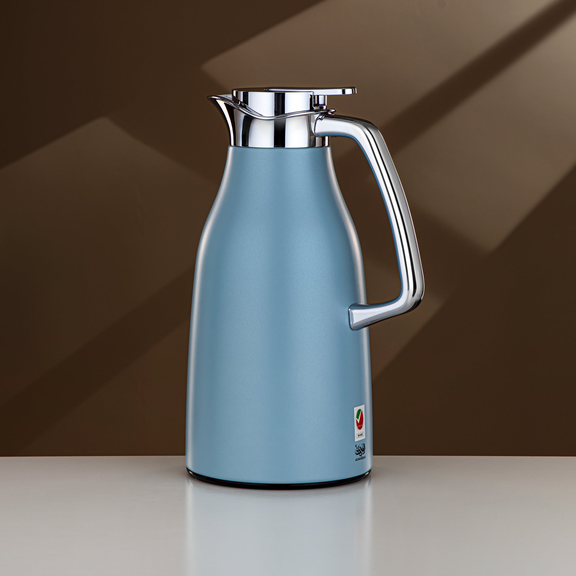 Almarjan 1.3 Liter Vacuum Flask Matt Blue & Silver - RGC-1300Q406YZC