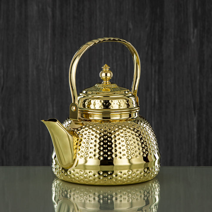 Almarjan 2 Liter Barari Collection Stainless Steel Tea Kettle Gold - STS0013082