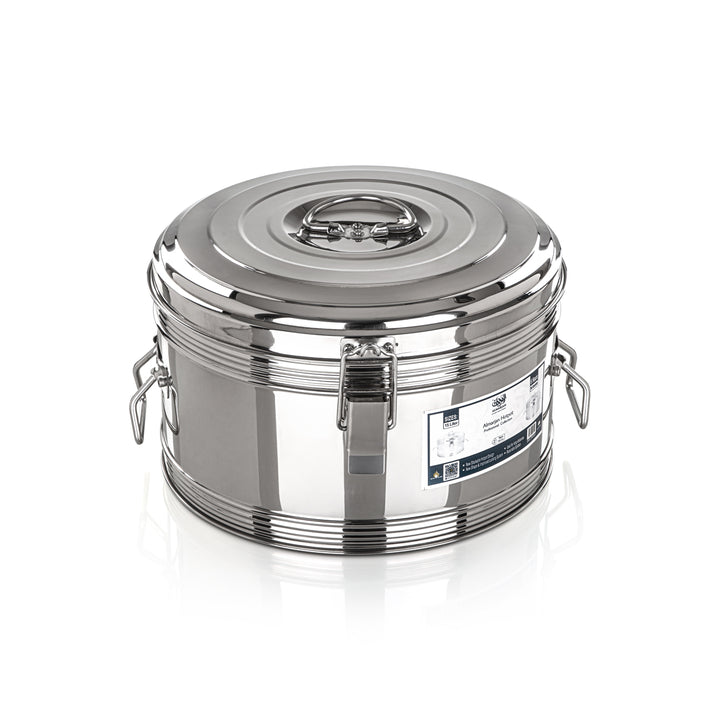 Almarjan 15 Liter Professional Stainless Steel Hot Pot Silver - STS0290721