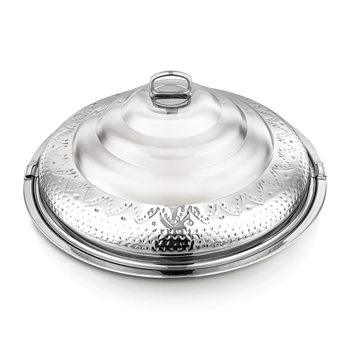 Almarjan 60 CM Abraj Collection Stainless Steel Hot Pot Silver - H22M59