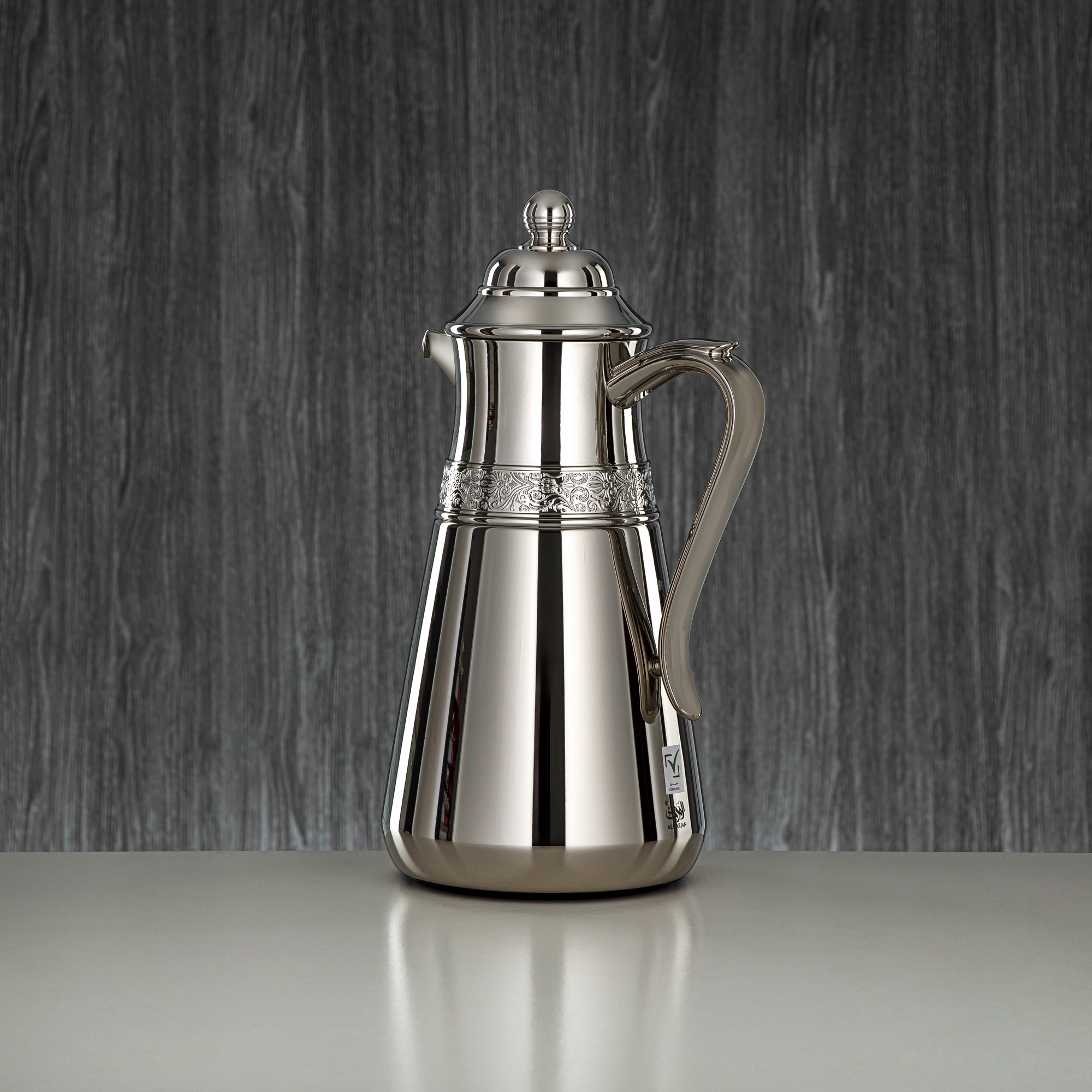 Almarjan Vacuum Flask Set, 0.7L + 1L, Silver (UMC-A0700/B1000 E2) - Classic & Elegant