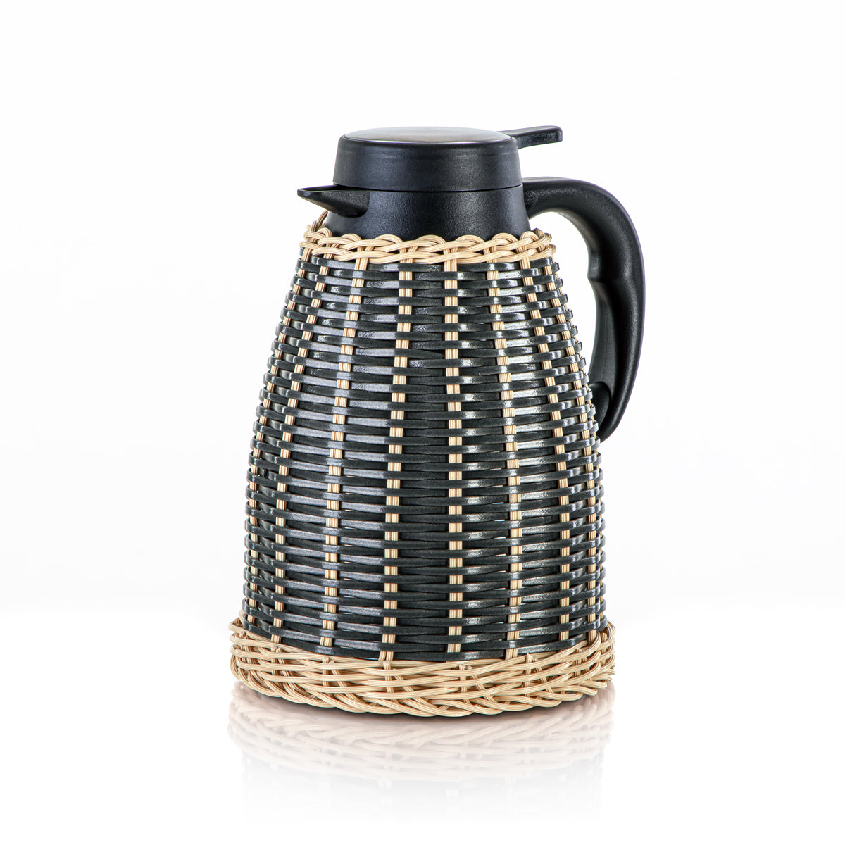 Almarjan 1.2 Liter Rattan Collection Vacuum Flask - VAF0010322