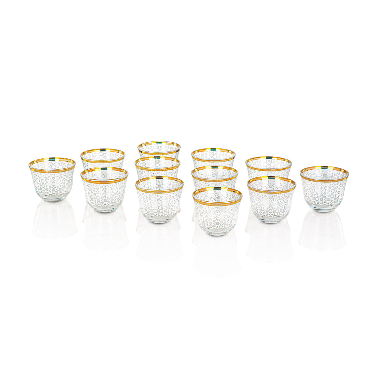 Almarjan 50 ML Glass Cawa Cup - 1013B-HEX