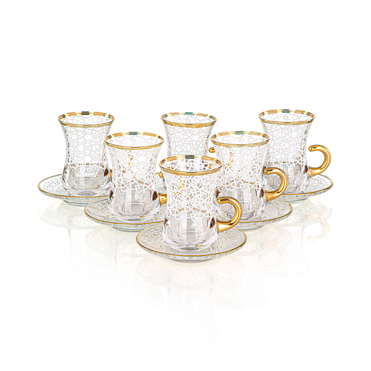 Almarjan 120 ML Glass Tea Cup - 1024BJ-0001P-HEX