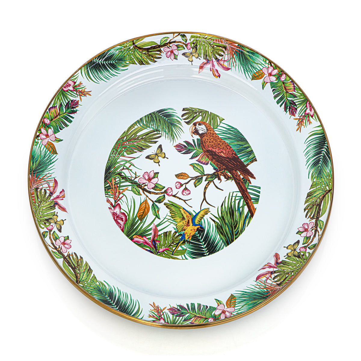 Almarjan 44 CM Tohfa Collection Enamel Tray - 287421078