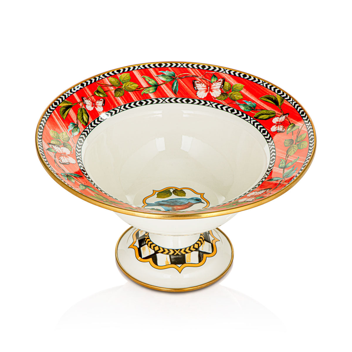 Almarjan 30 CM Tohfa Collection Enamel Fruit Bowl - 287421087