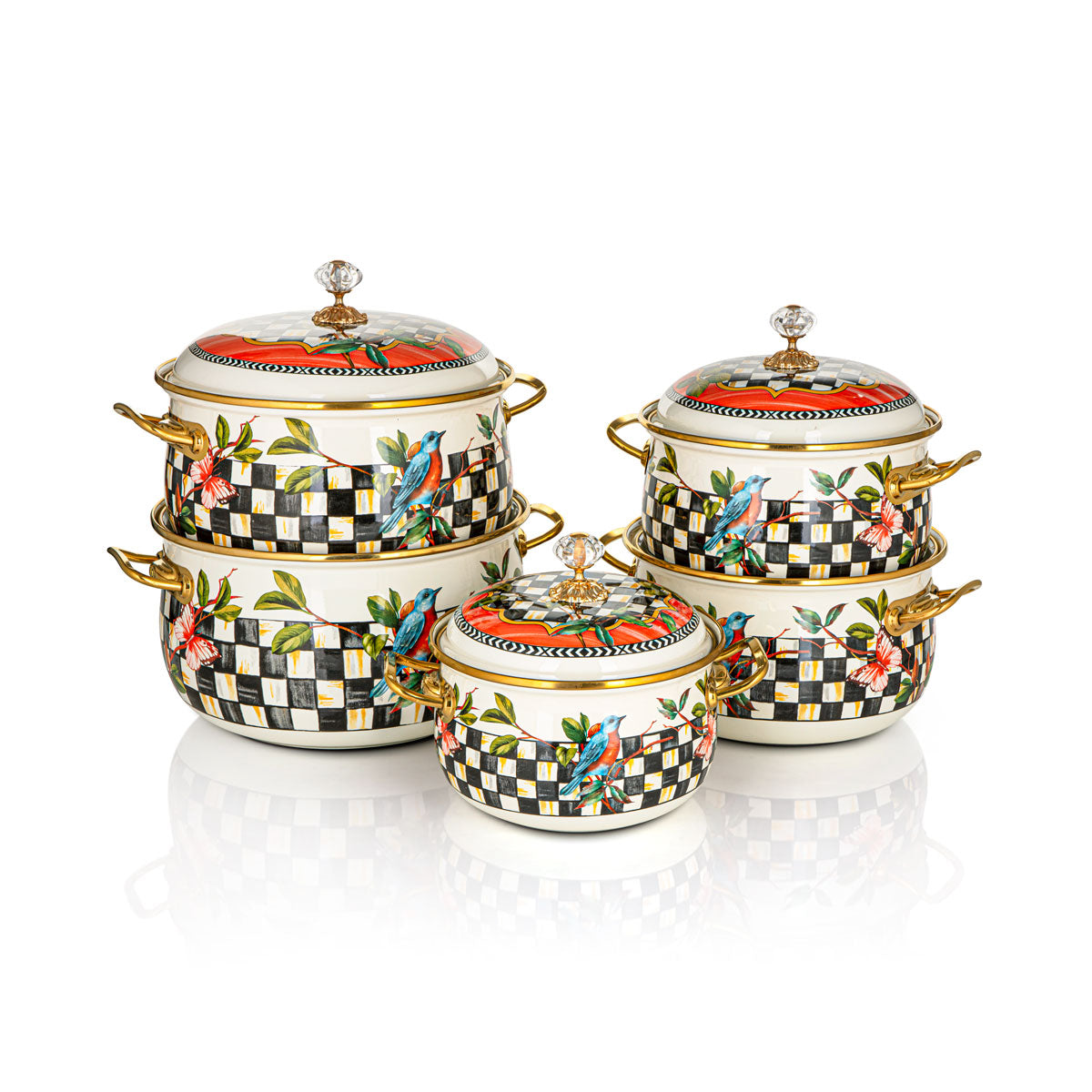 Almarjan 5 Pieces Tohfa Collection Enamel Cookware Set 287421096