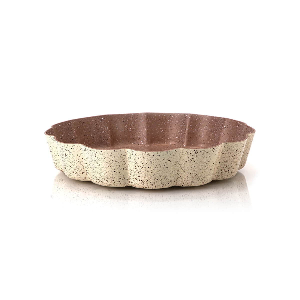 EW's 28 CM Granite Coated Cake Pan Beige - 7034 