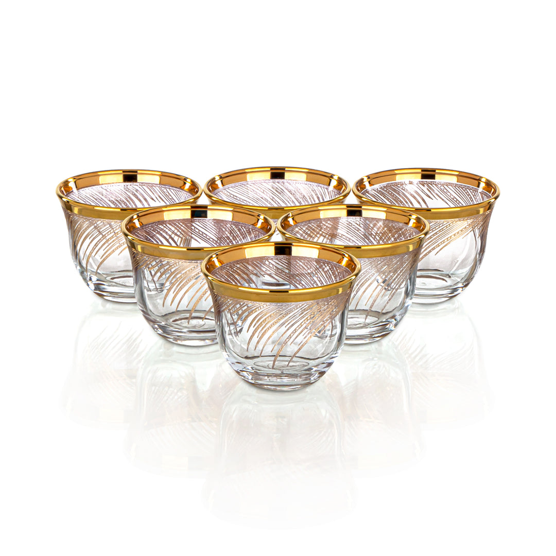 Combi 6 Pieces Glass Cawa Cup Set - G952/1Z-48