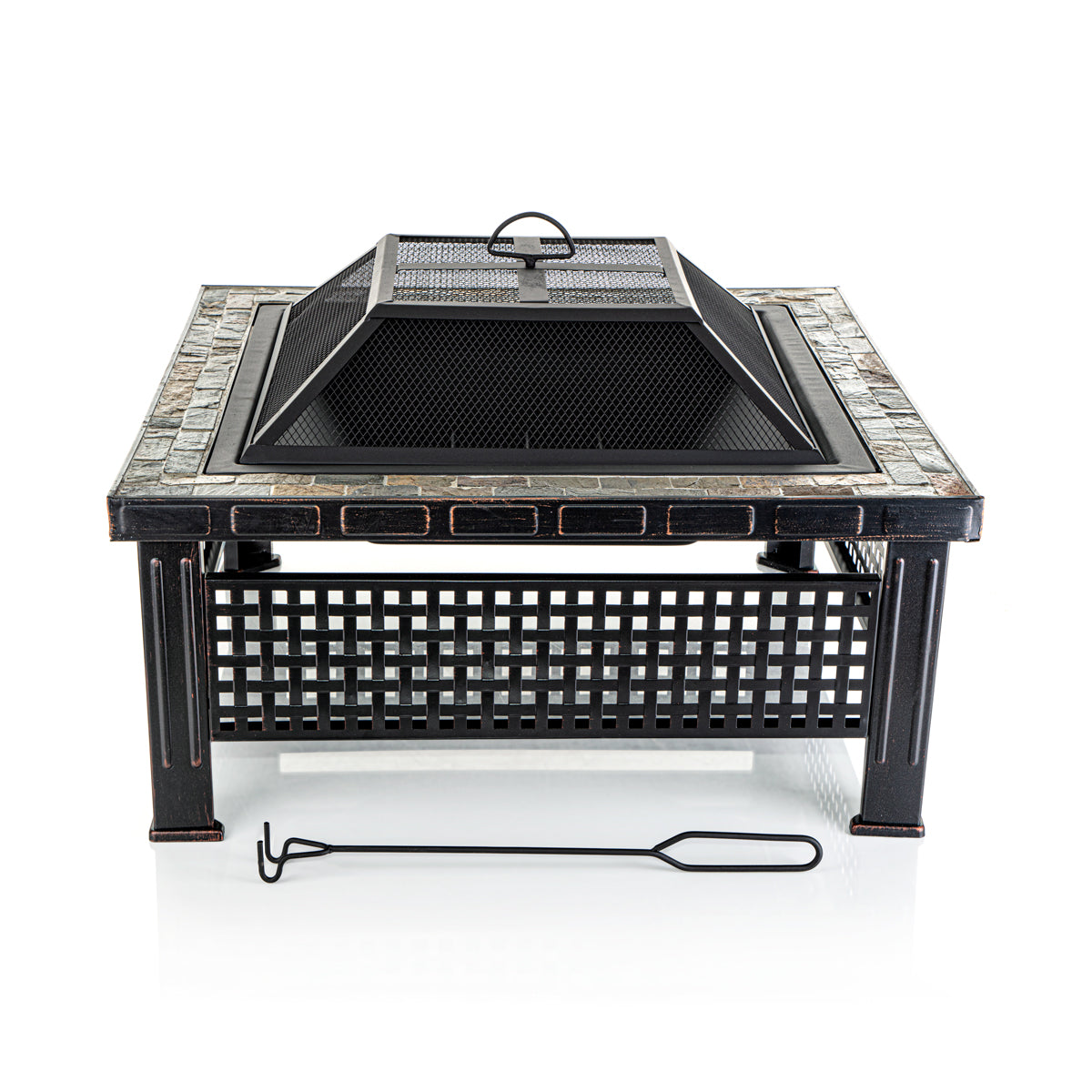 Almarjan 76 CM Square Fire Pit IRN0010004