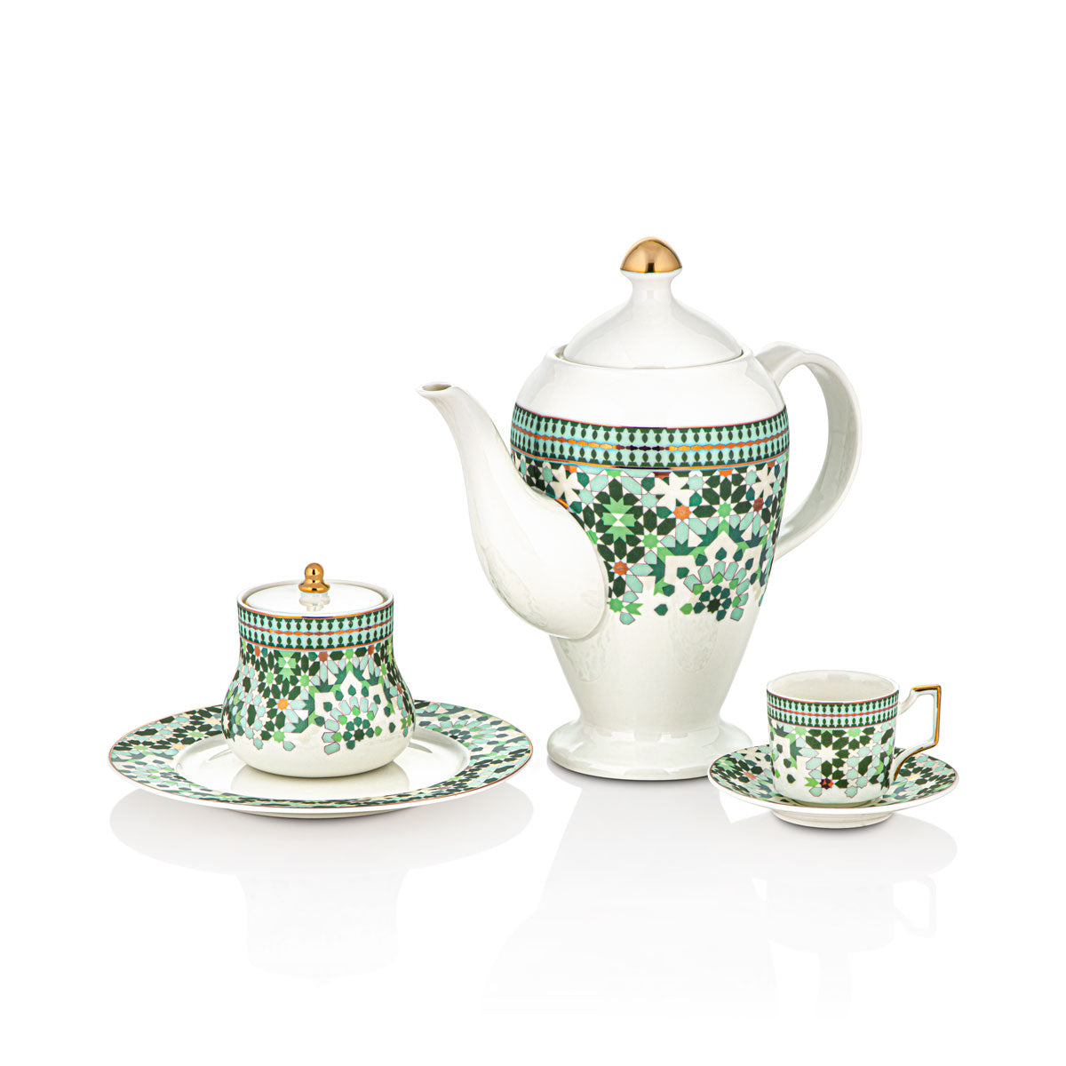 Almarjan 20 Pieces Fonon Collection Tea Set - 1777