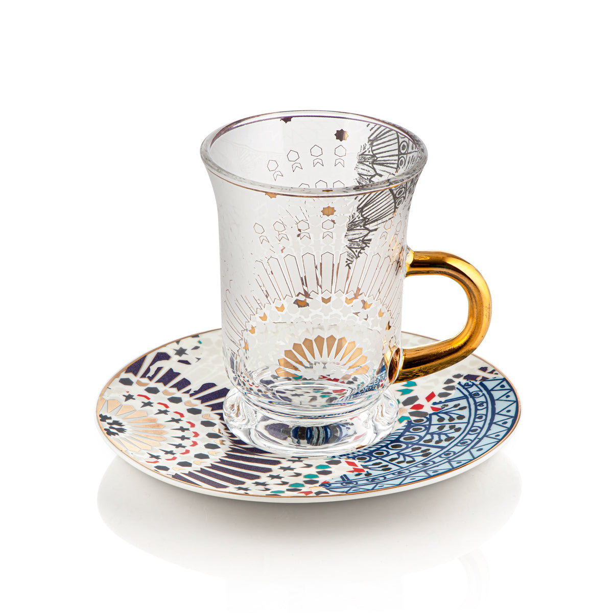 Almarjan 6 Pieces Fonon Collection Tea Cup Set - 3901