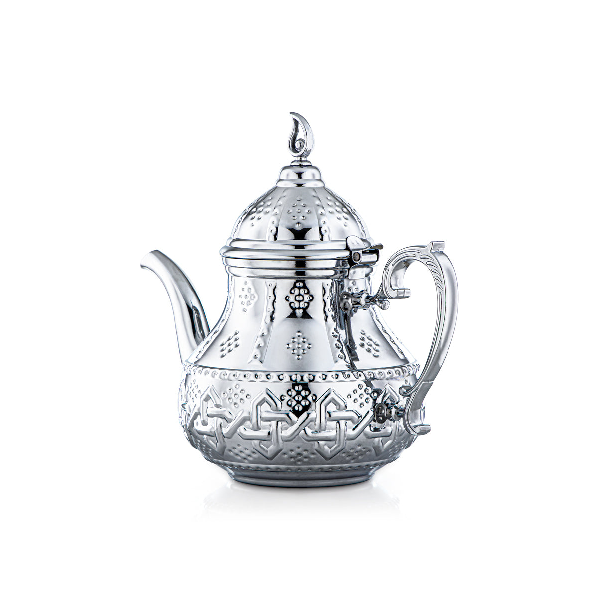 Almarjan 1.6 Liter Sahara Collection Stainless Steel Teapot Silver - STS0010990