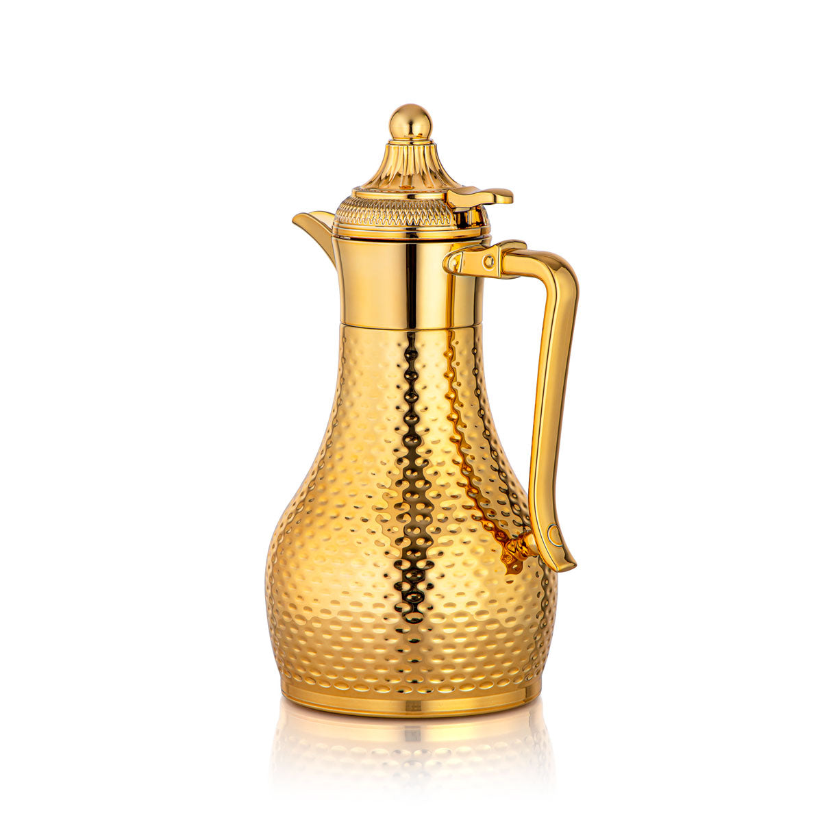 Almarjan 0.8 Liter Stainless Steel Vacuum Tea Dallah Gold - SUT/H-080-G