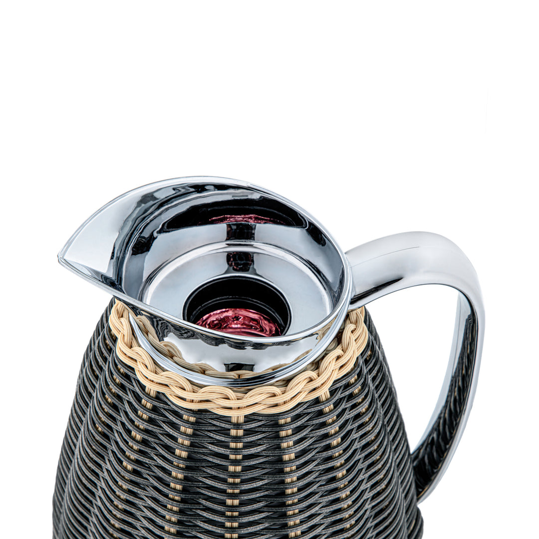 Almarjan 1 Liter Rattan Collection Vacuum Flask - VAF0010314