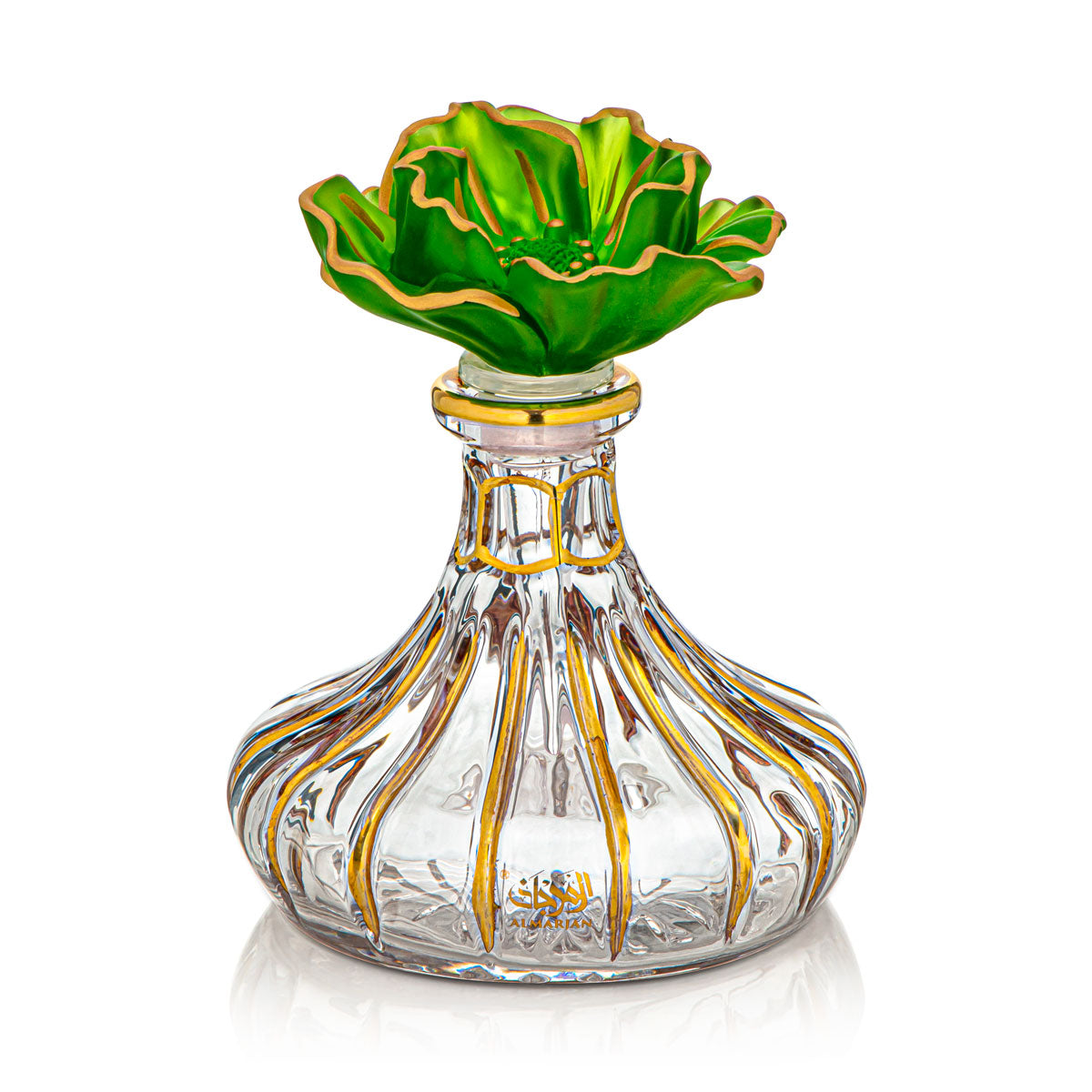 Almarjan 16 Tola Perfume Bottle - VR-HAM005-GG Green