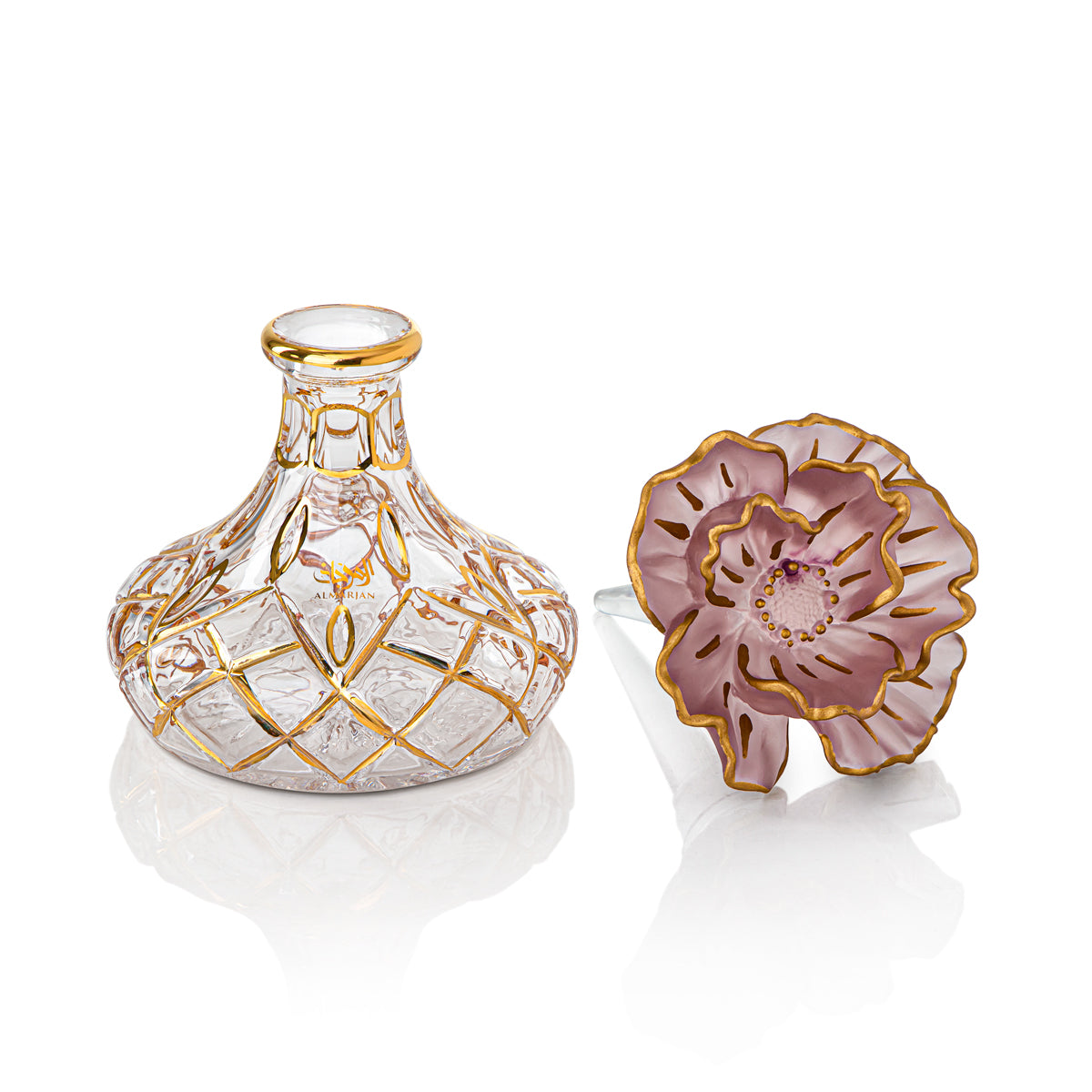 Almarjan 16 Tola Perfume Bottle - VR-HAM004-VG Violet