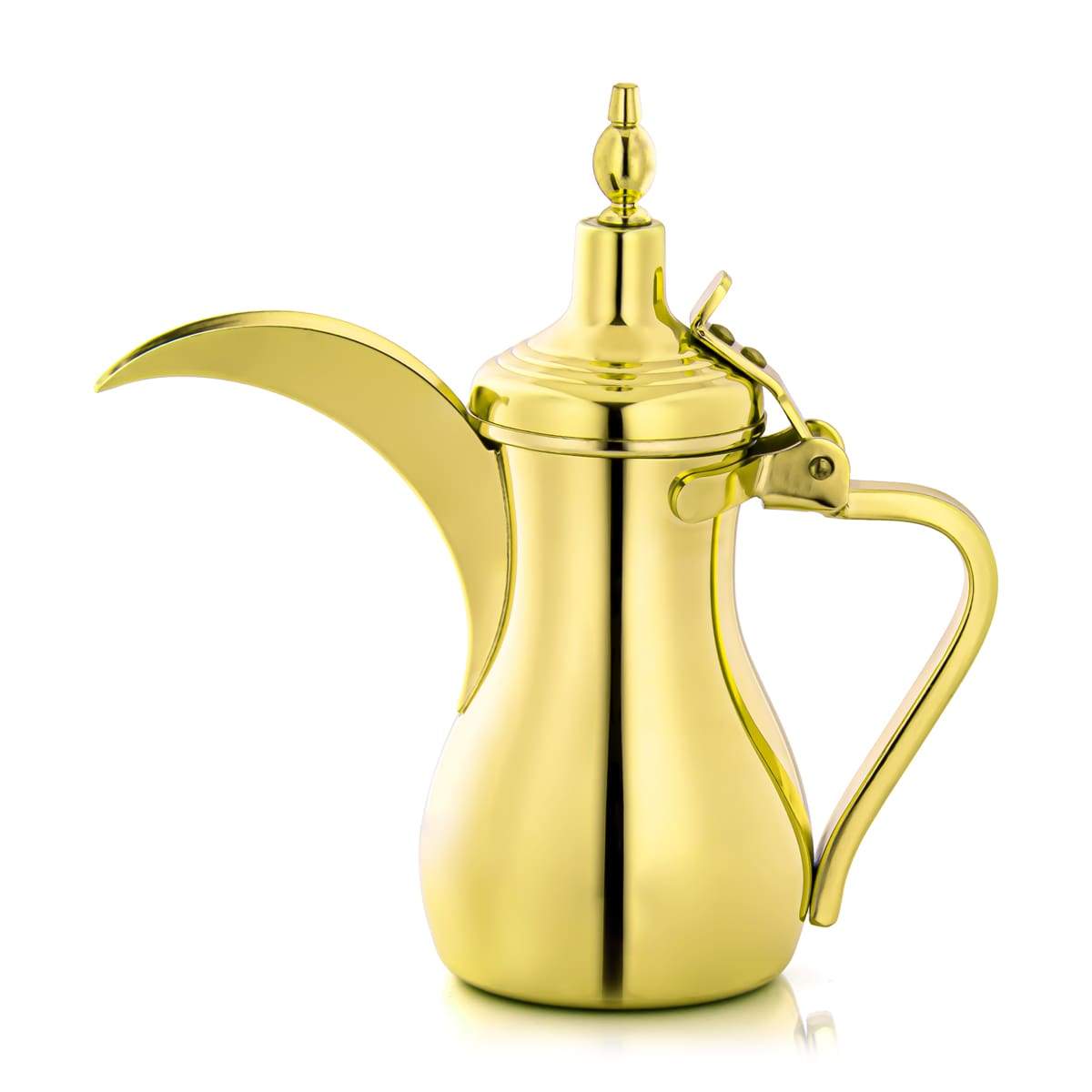 Shop Online ALMARJAN 0.35 Liter Stainless Steel Dallah Gold K0874Y12 at ...