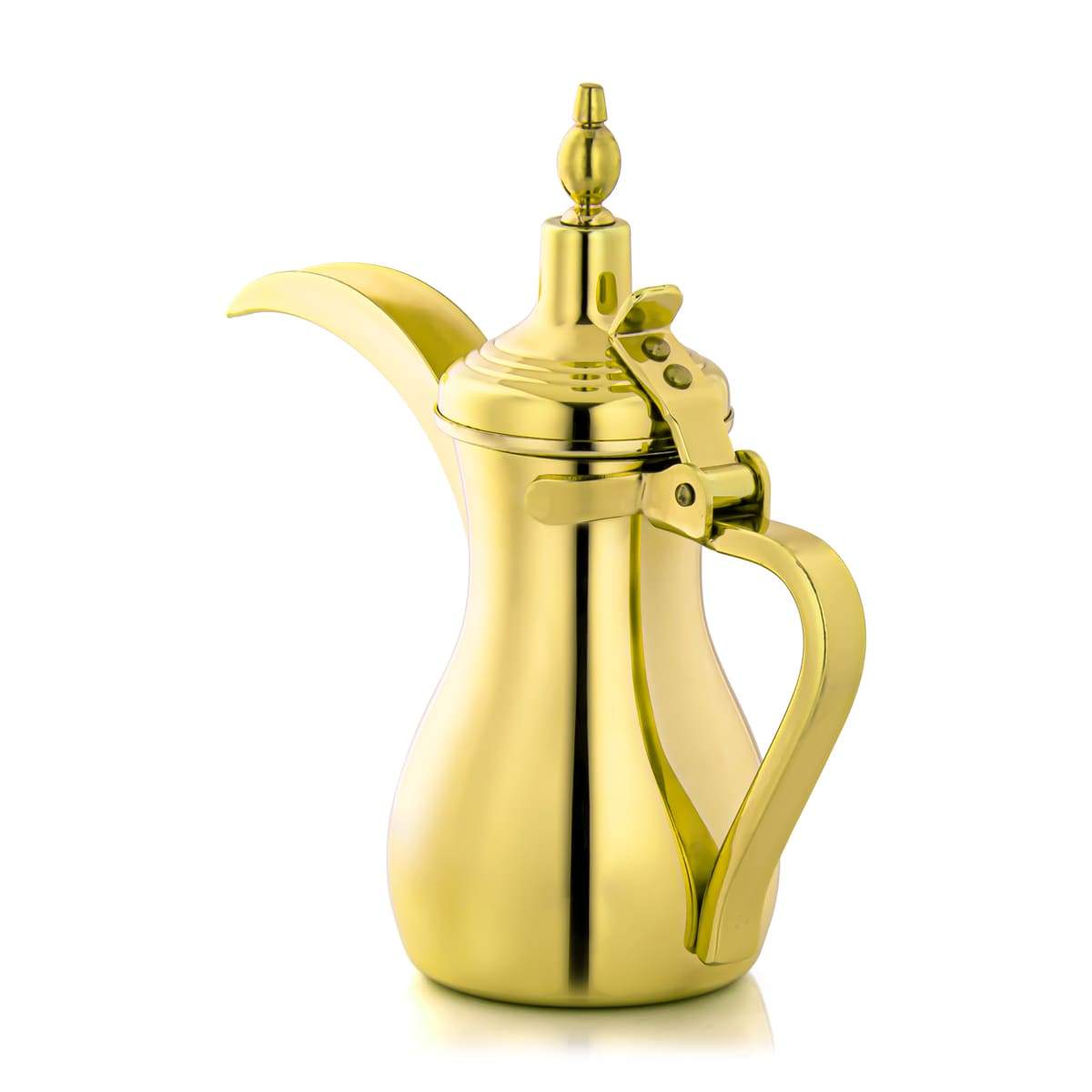 ALMARJAN 0.5 Liter Stainless Steel Dallah Gold K0874Y18