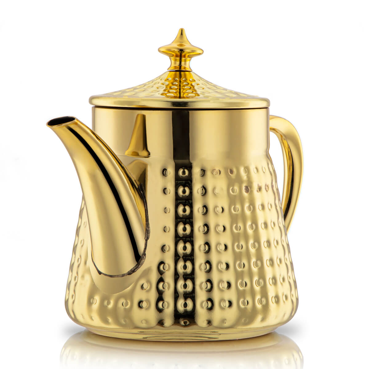 Almarjan 0.9 Liter Stainless Steel Teapot Gold - STS0010609
