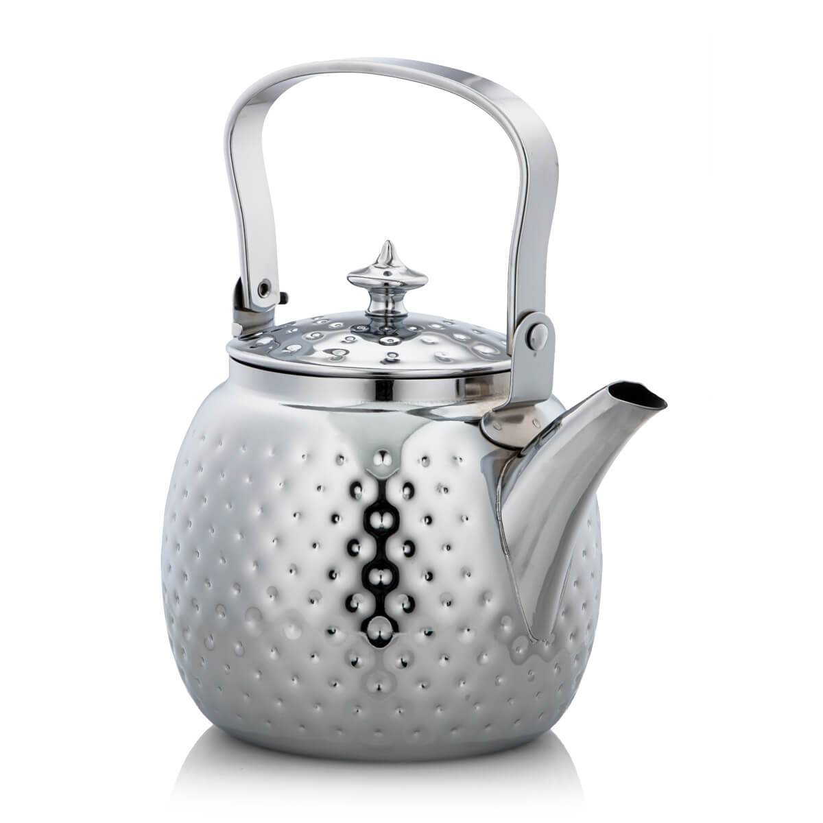 Almarjan 2 Pieces Stainless Steel Tea & Coffee Set Silver - STS0010625