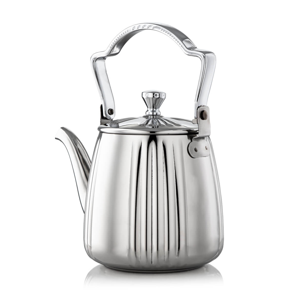 Almarjan 0.9 Liter Stainless Steel Tea Kettle Silver - STS0010646
