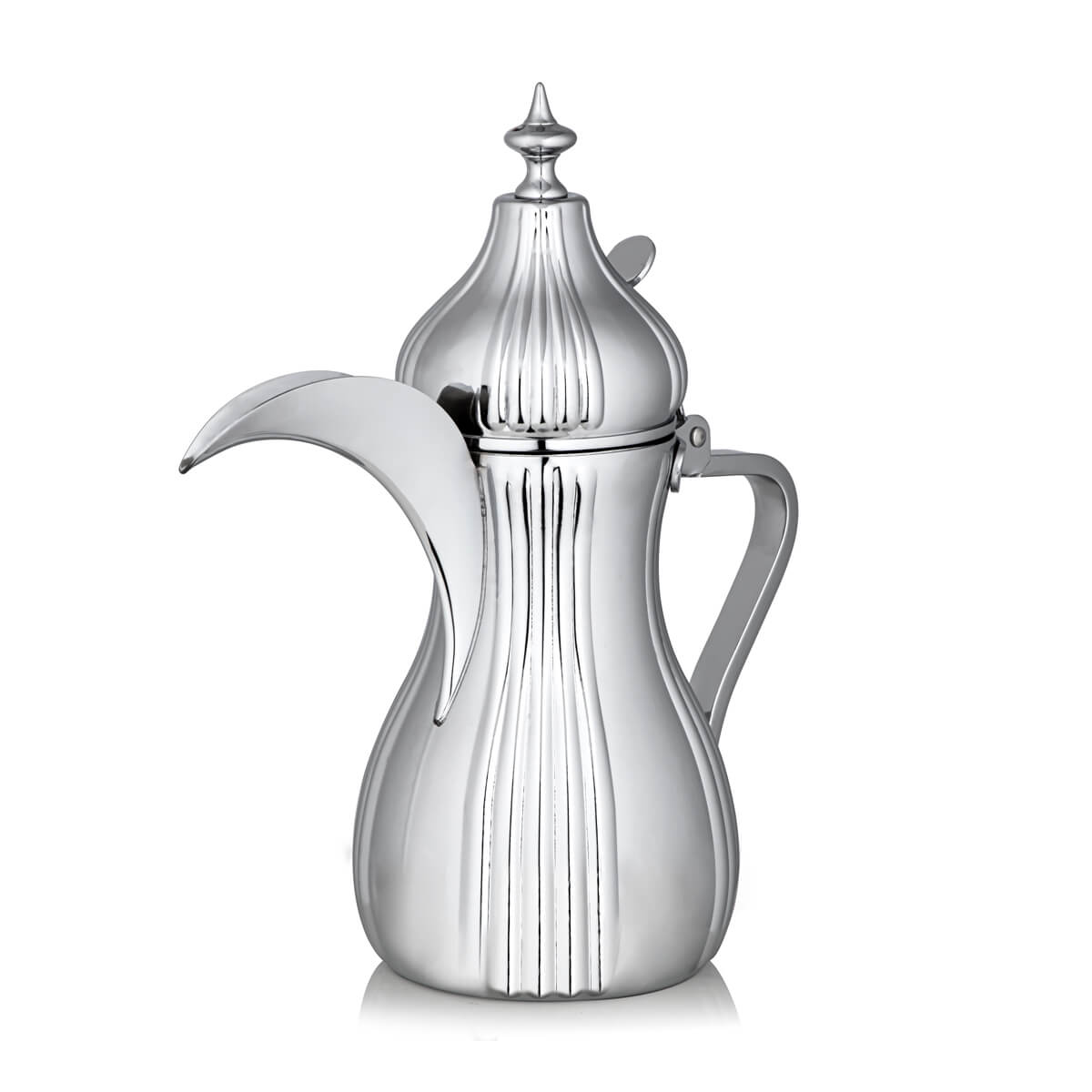 Almarjan 1.5 Liter Stainless Steel Dallah Silver - STS0010669