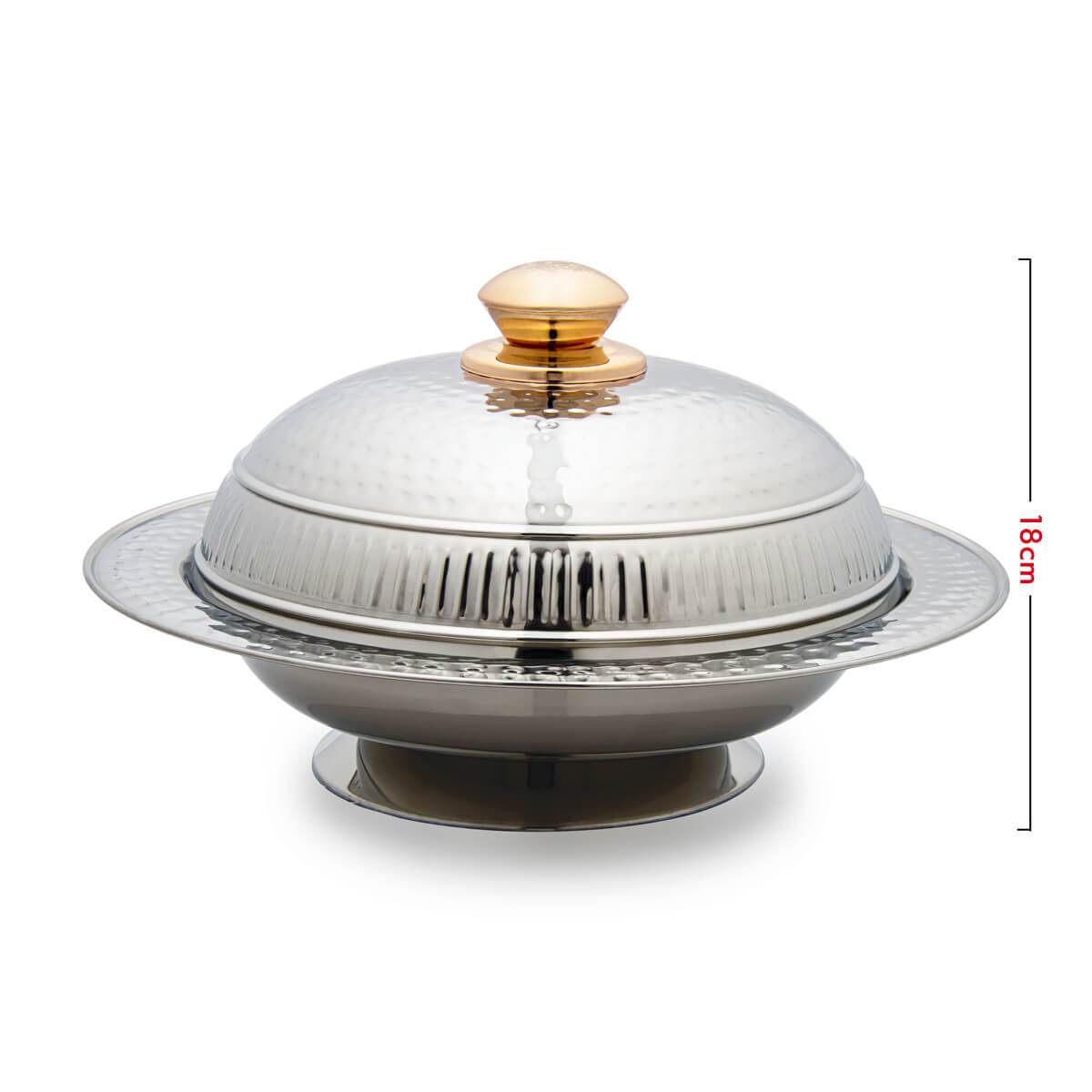 APS Luxury serving dishes stainless steel 26,5x19,5x3,5 cm