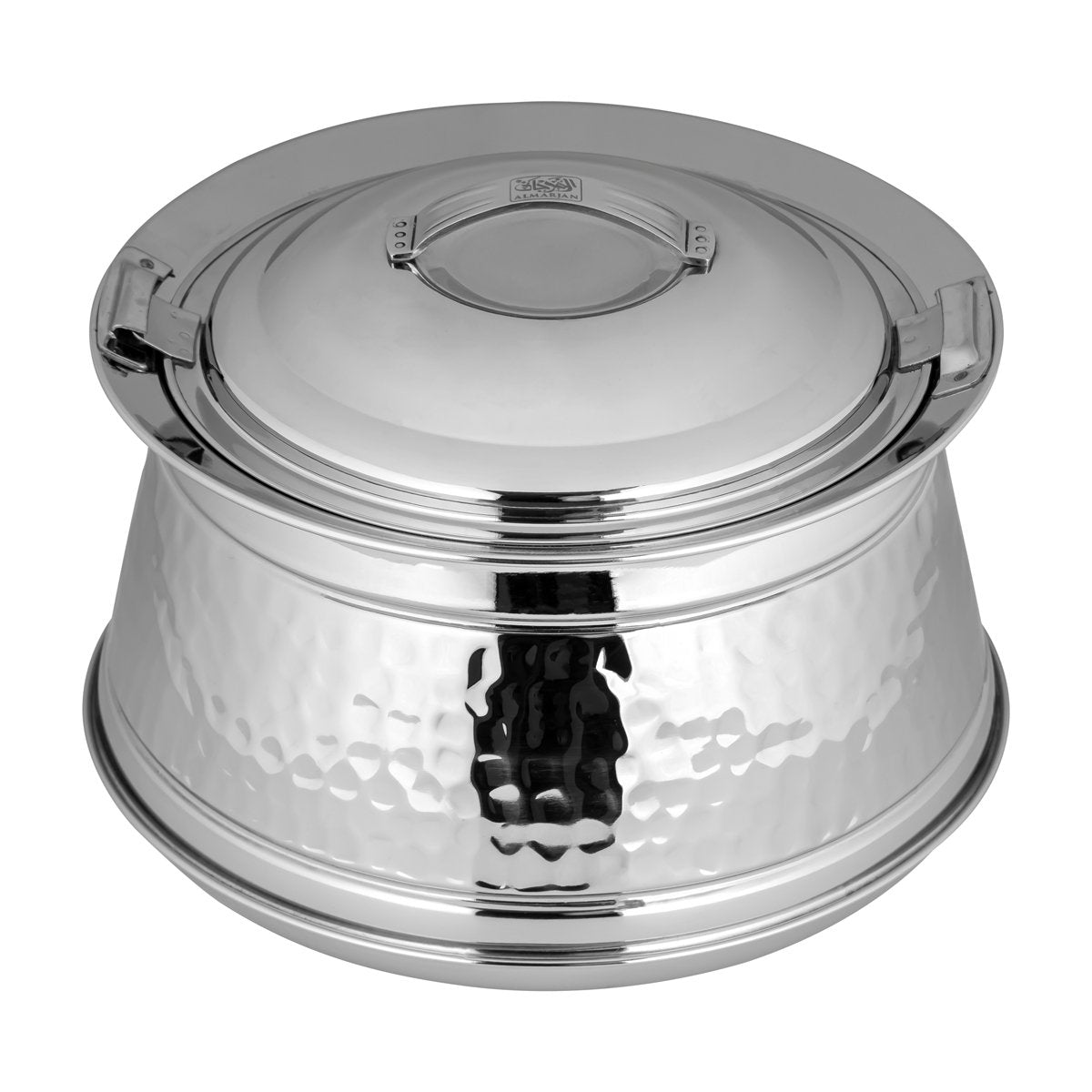 ALMARJAN Harisa Collection Stainless Steel Hot Pot Silver 3000 ML STS0292213