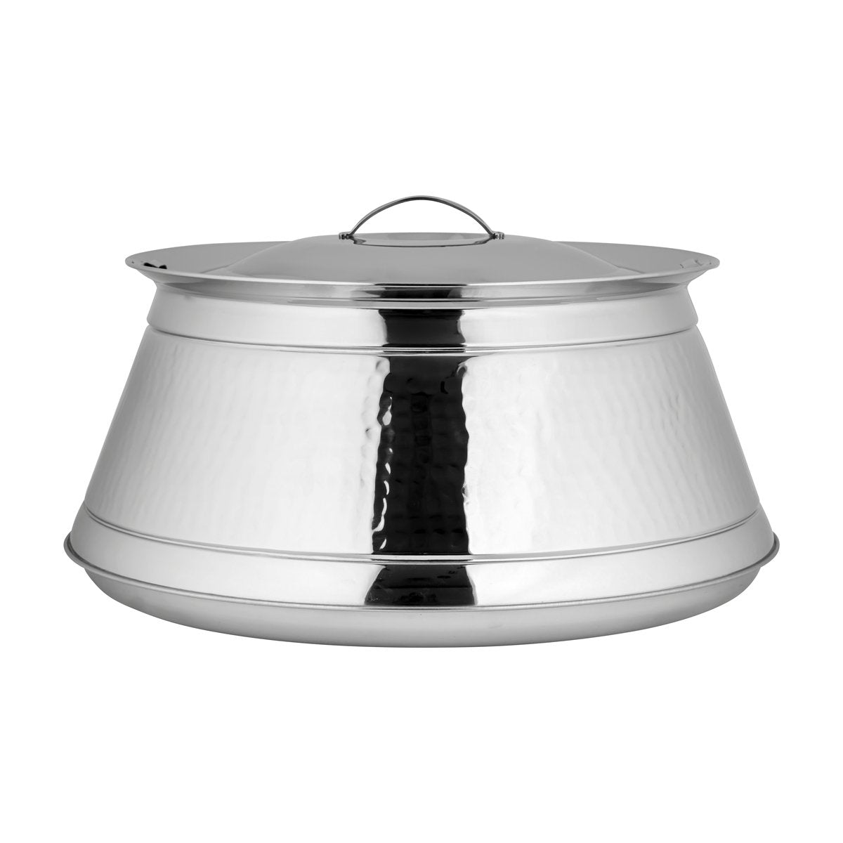 Almarjan 10000 ML Harisa Collection Stainless Steel Hot Pot Silver-STS0292216